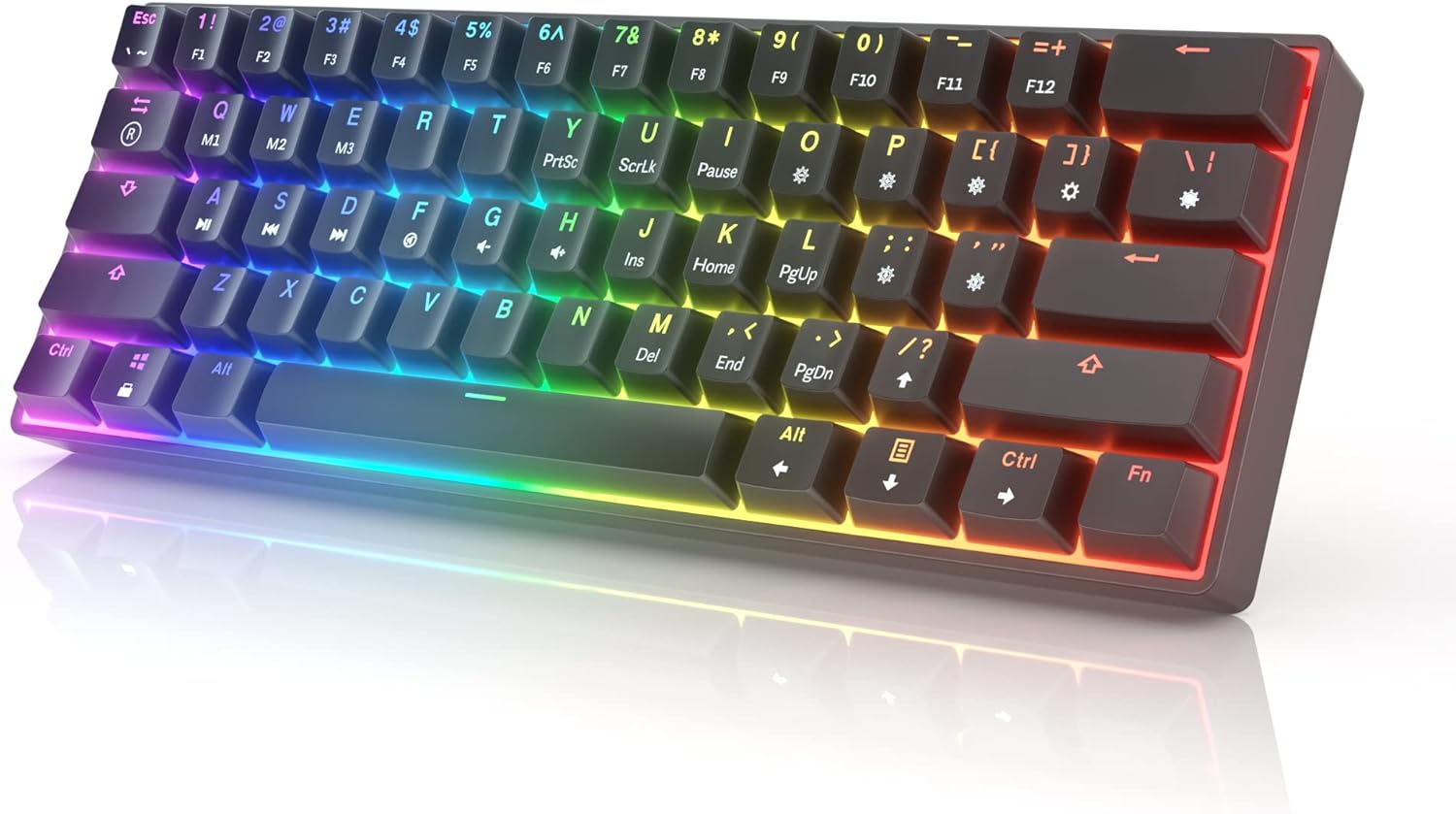 60% Optical Mechanical Gaming Keyboard RGB Backlit