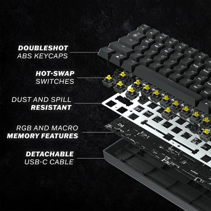 60% Optical Mechanical Gaming Keyboard RGB Backlit