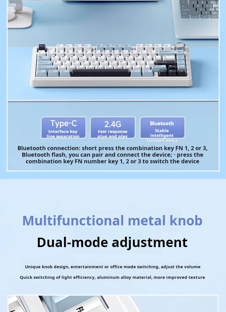 Aula F75 Wireless Mechanical Keyboard
