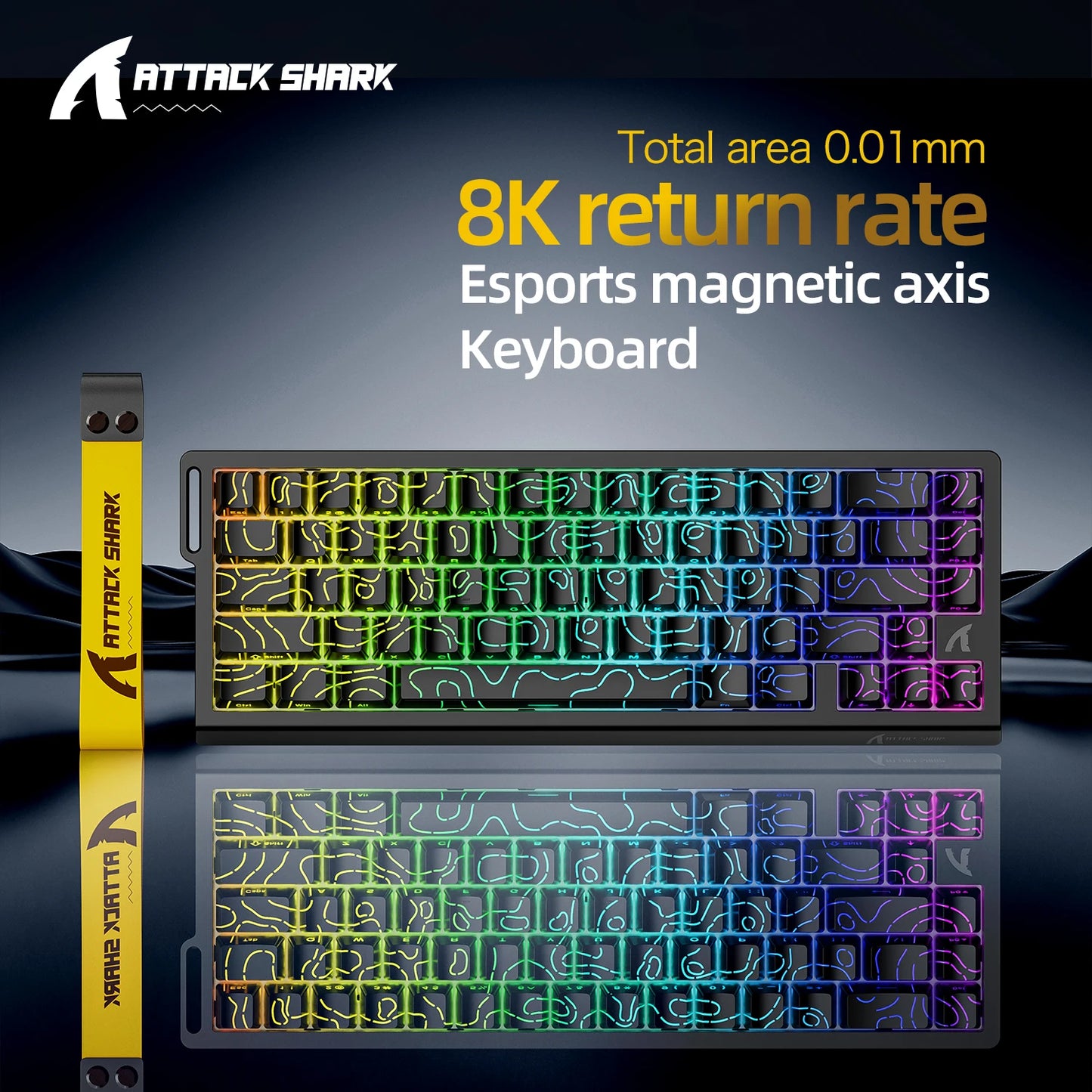 Attack Shark X68HE Hall Effect Gaming Keyboard 8HZ