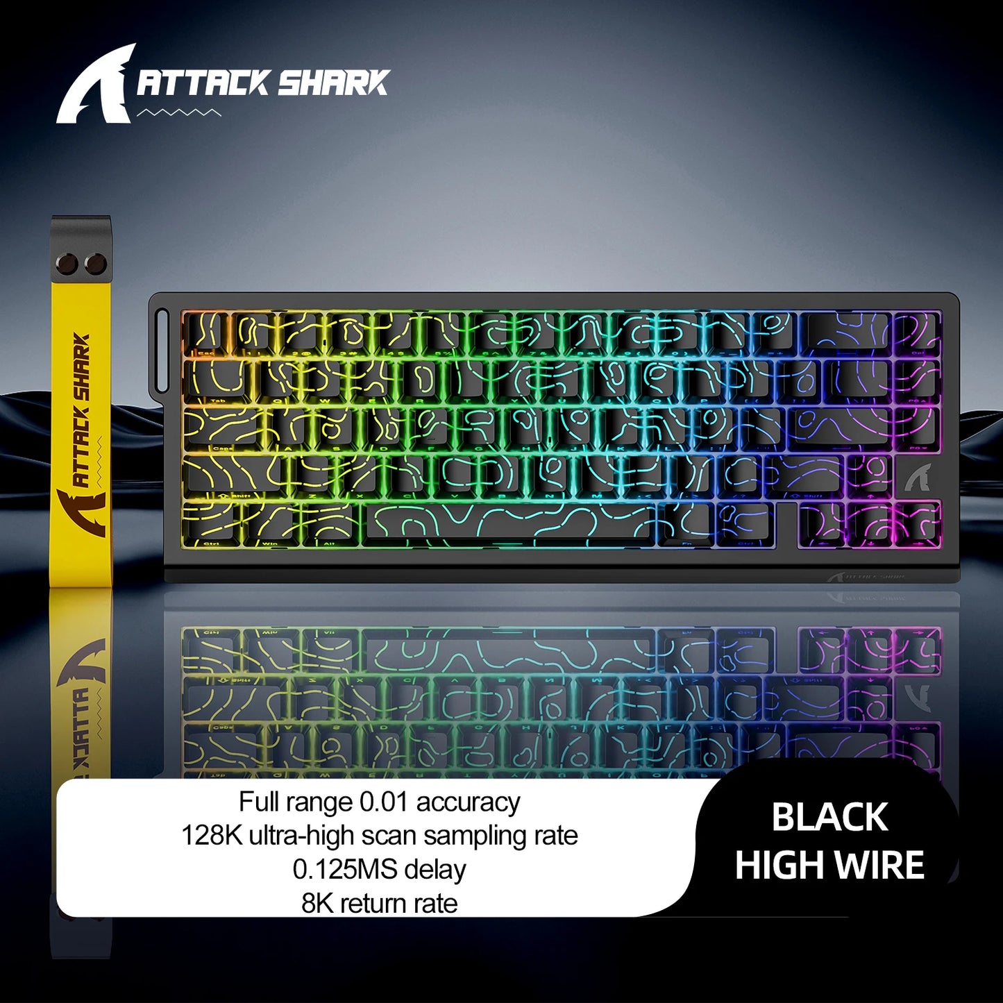 Attack Shark X68HE Hall Effect Gaming Keyboard 8HZ