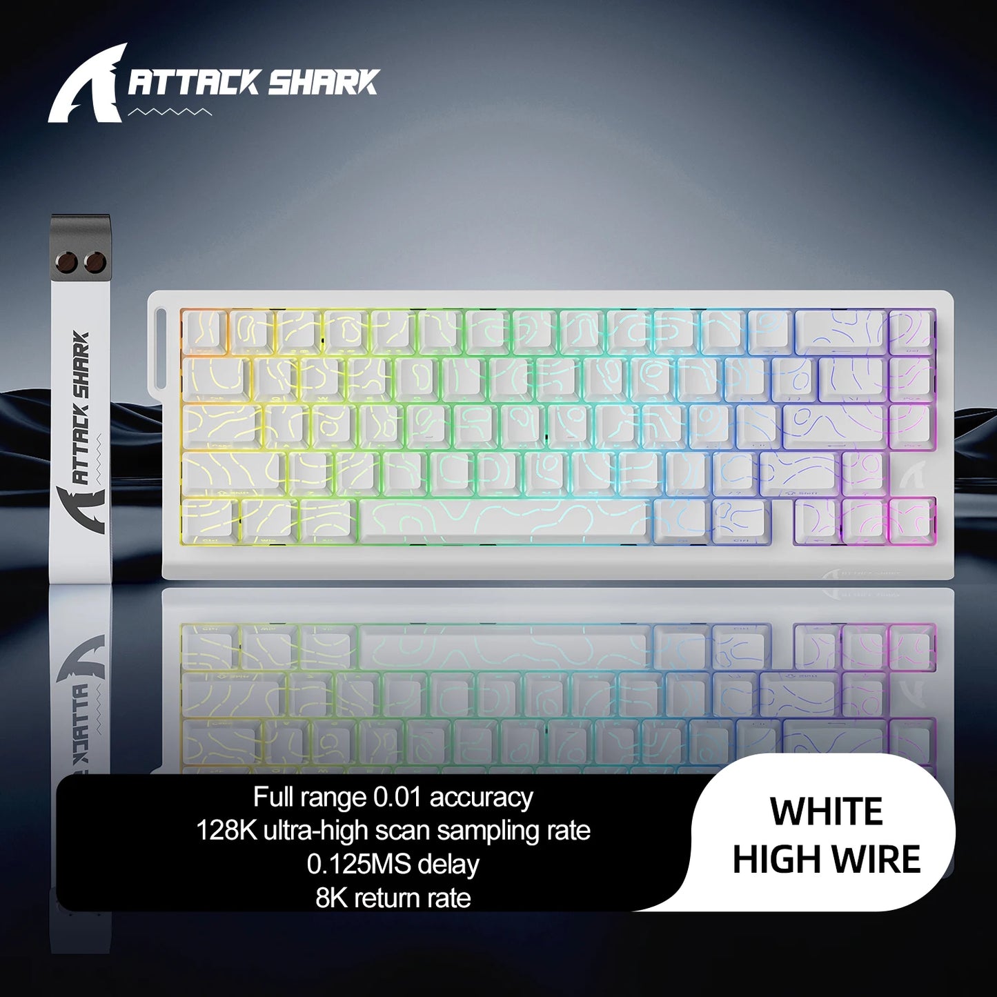 Attack Shark X68HE Hall Effect Gaming Keyboard 8HZ