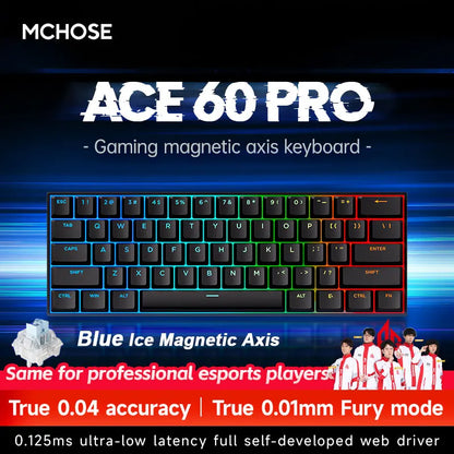 MCHOSE ACE60 Pro ACE68  Wired Mechanical Keyboard Magnetic Switch