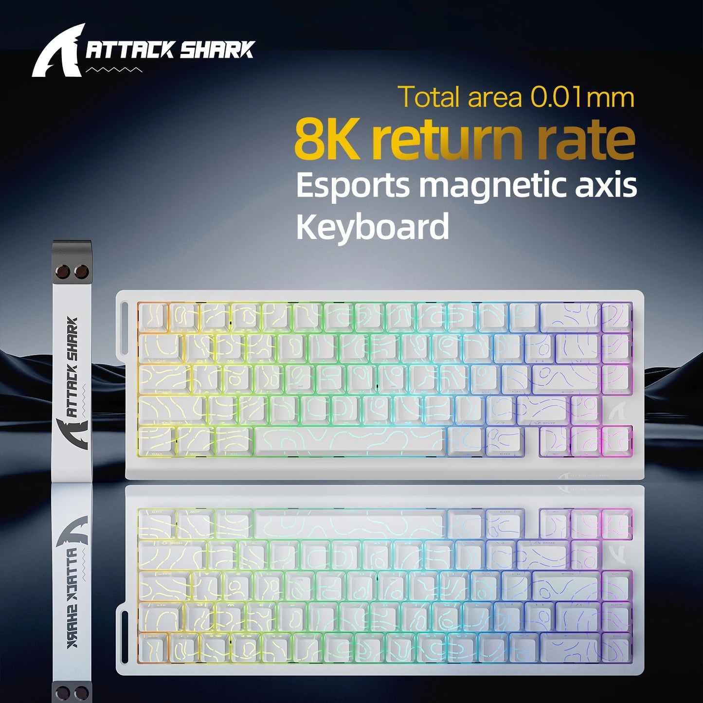 Attack Shark X68HE Hall Effect Gaming Keyboard 8HZ