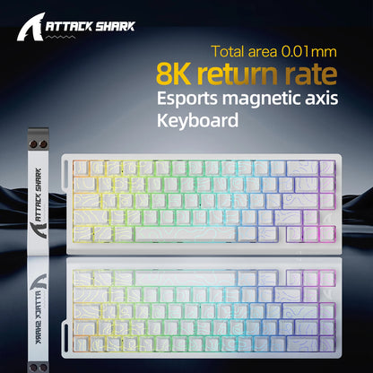 Attack Shark X68HE Hall Effect Gaming Keyboard 8HZ