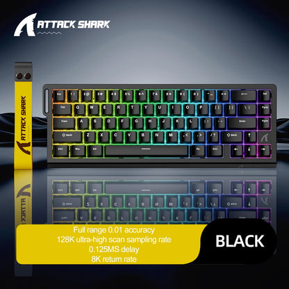 Attack Shark X68HE Hall Effect Gaming Keyboard 8HZ